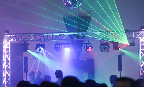 dj laser party musik